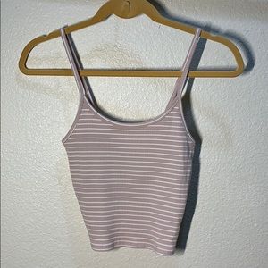 Ribbed Crop Tank Top